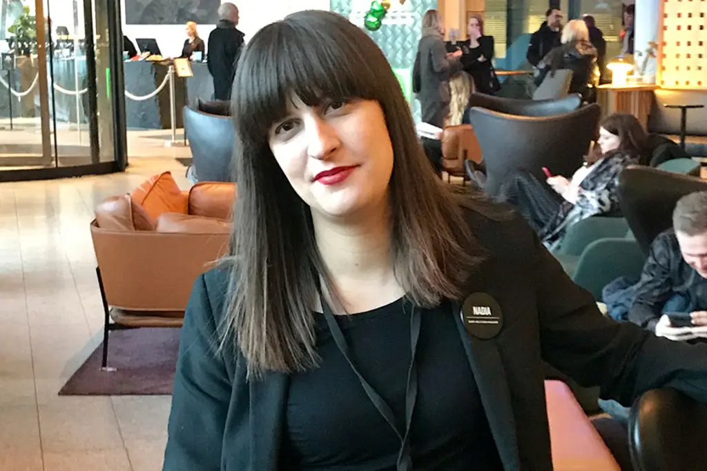 Nadia Fagerdin, Guest Relations Manager på Clarion Hotel Sign
