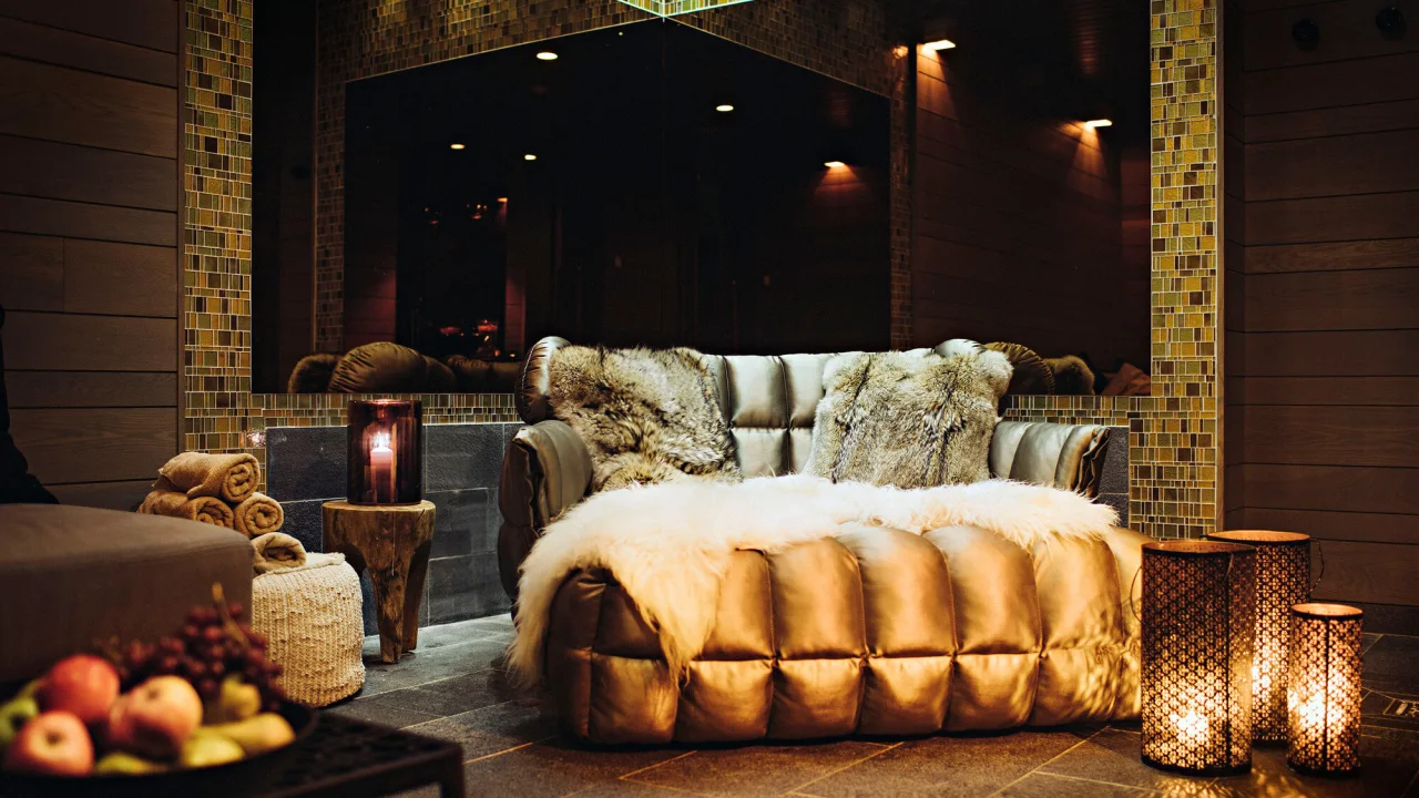 Lounge platser på spa Copperhill Mountain Lodge i Åre.