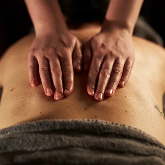 Massage at Skönhetsfabriken in Gothenburg.