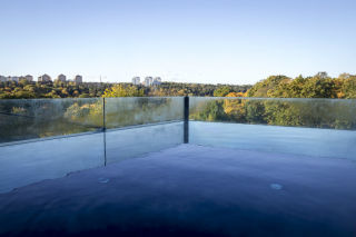 Outdoor pool at Clarion Hotel Stockholm