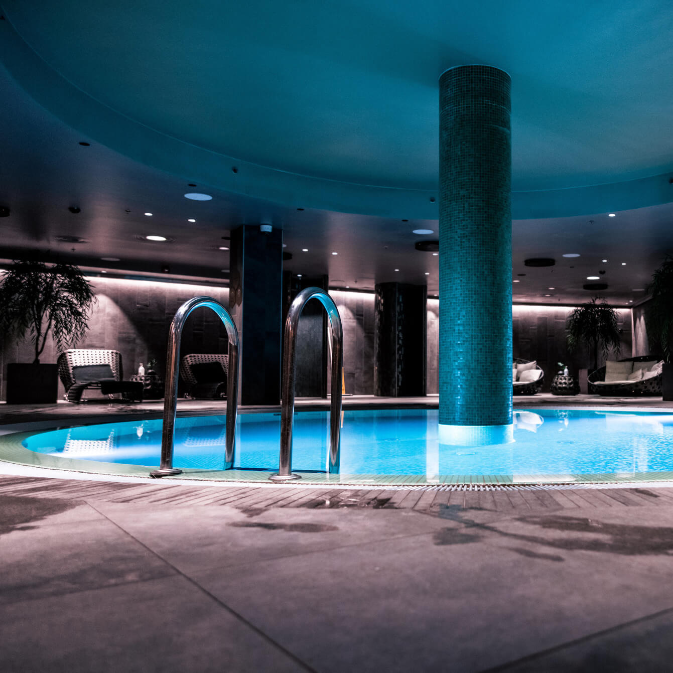 Relax by the pool at Clarion Hotel The Hub in Oslo.