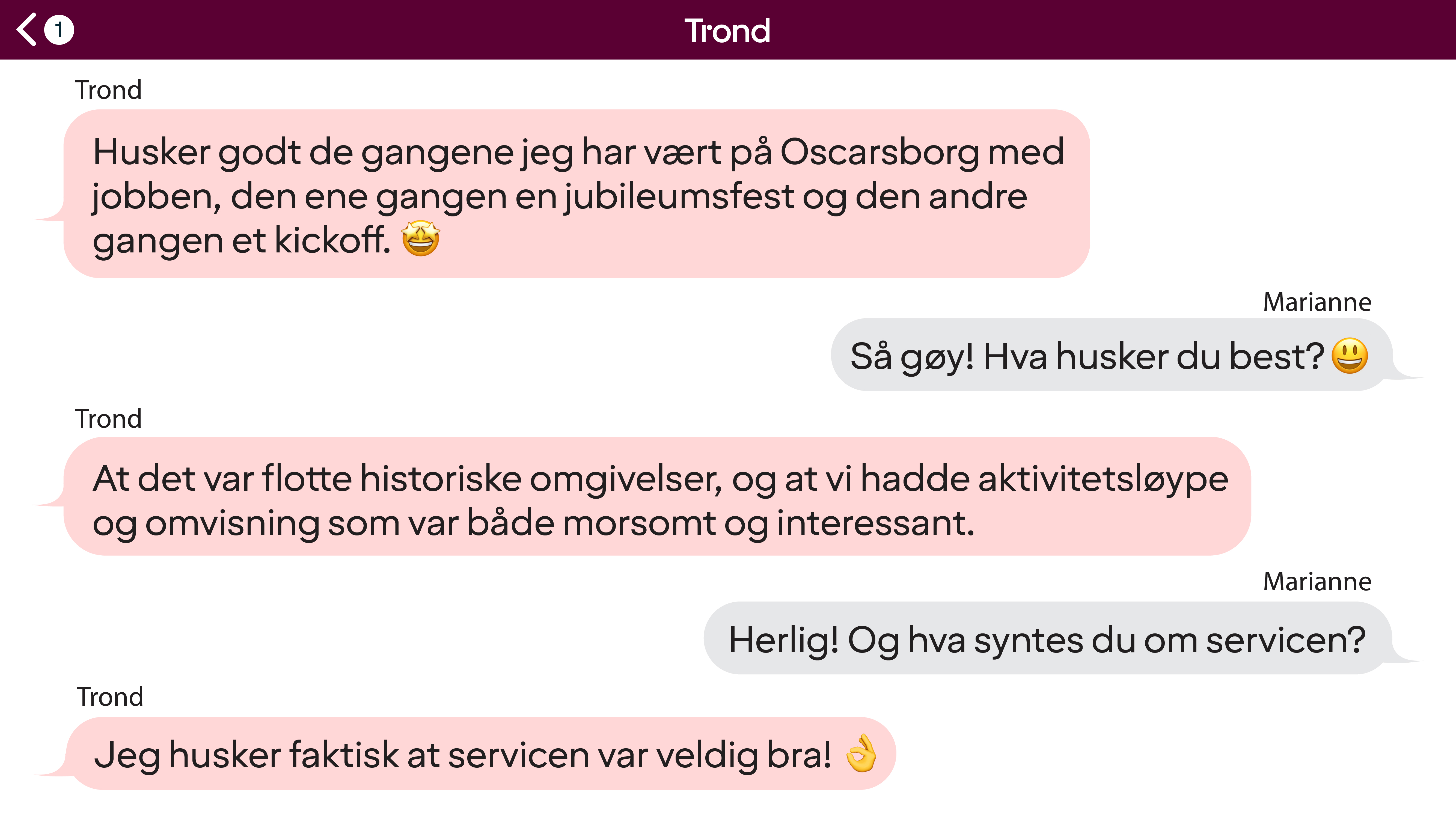 Oscarsborg SMS