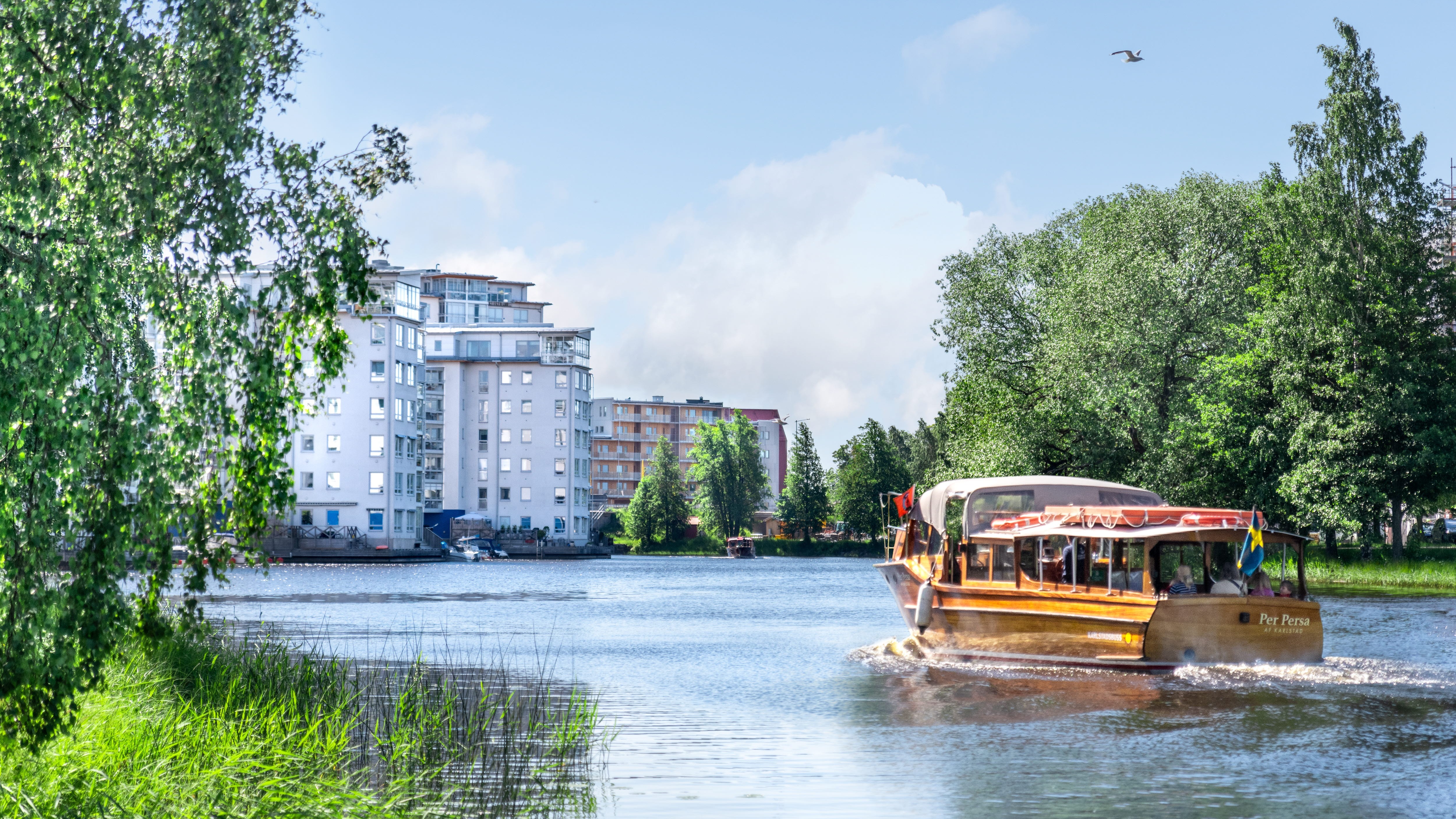 Upptäck Karlstad med båtbuss