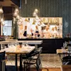 The kitchen at Atlas Brasserie & Café in Oslo.