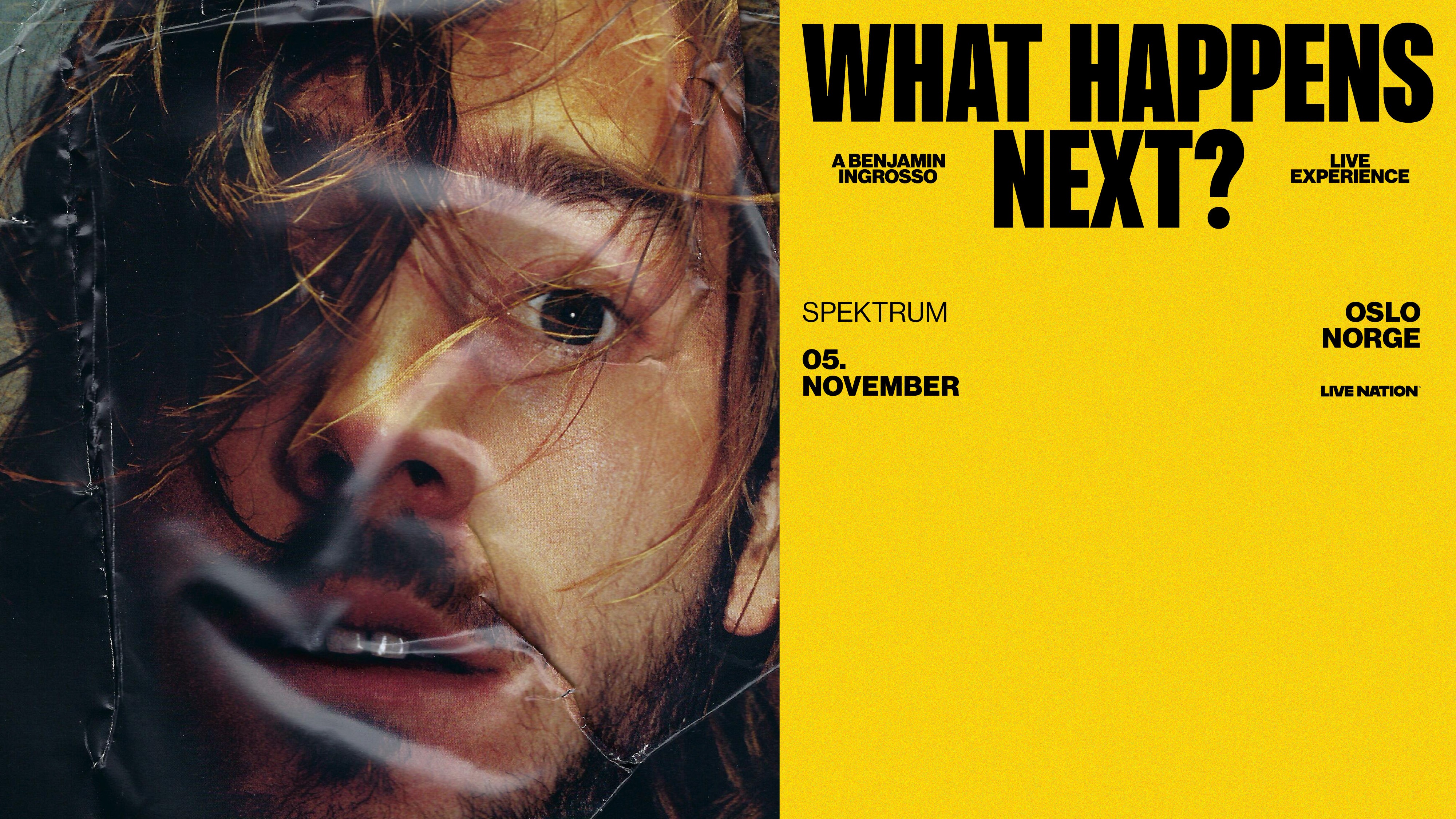 Forsalg til Benjamin Ingrosso i Oslo Spektrum