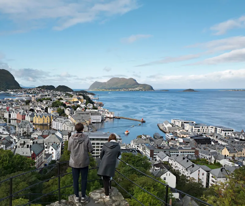 Ålesund city view