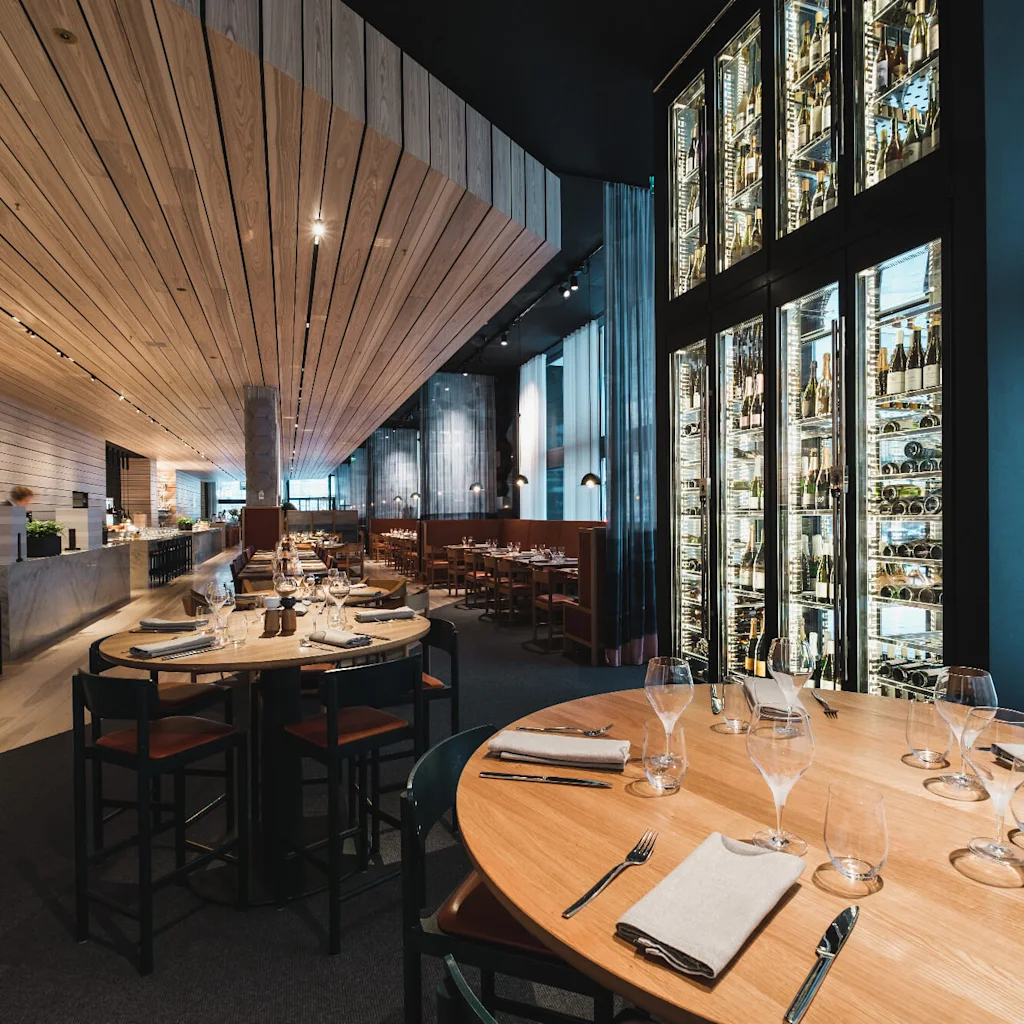 Interior at restaurant Lykke in Stockholm.