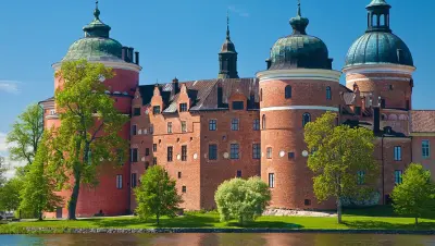 Gripsholm Castle, Sweden, in the summer