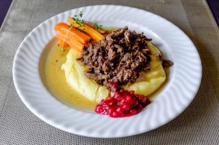 Finland: reindeer dish finnish food