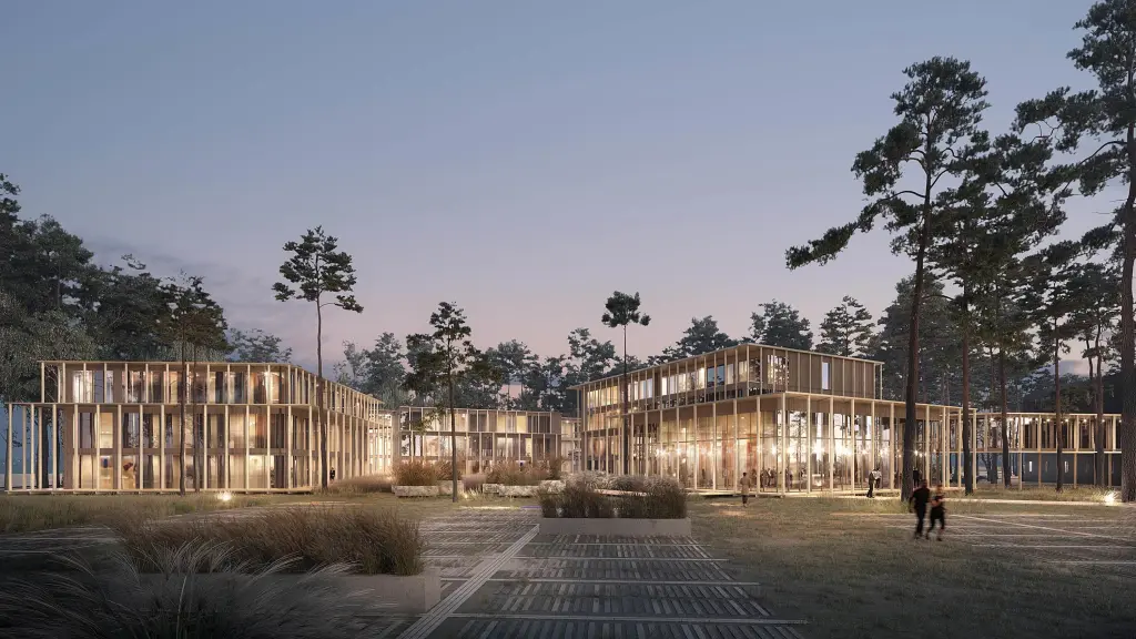 Arkitektrendering av resorthotellet i Falsterbo.