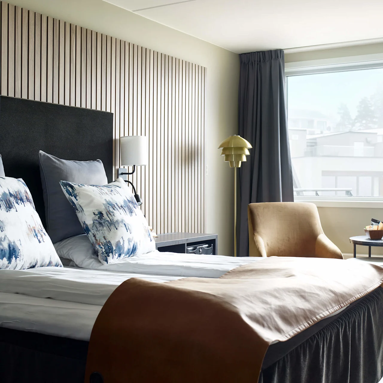Double room with a view at Son Spa in Norway