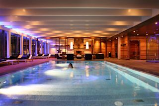 Indoor pool at Stenungsbaden Yatch Club in Stenungsund