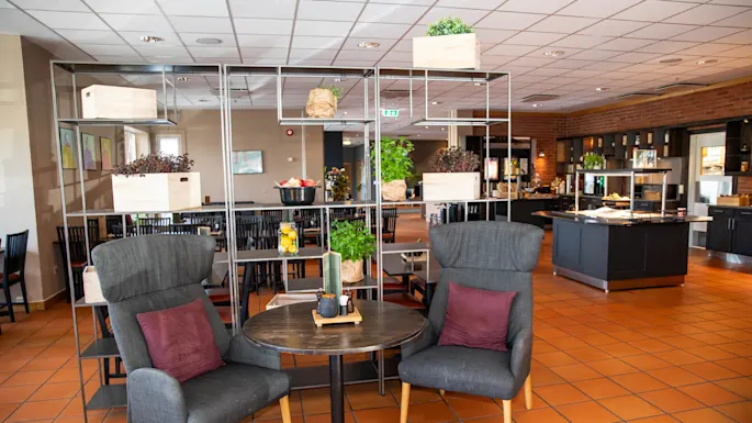 Dining area at Home Hotel Bryggeparken
