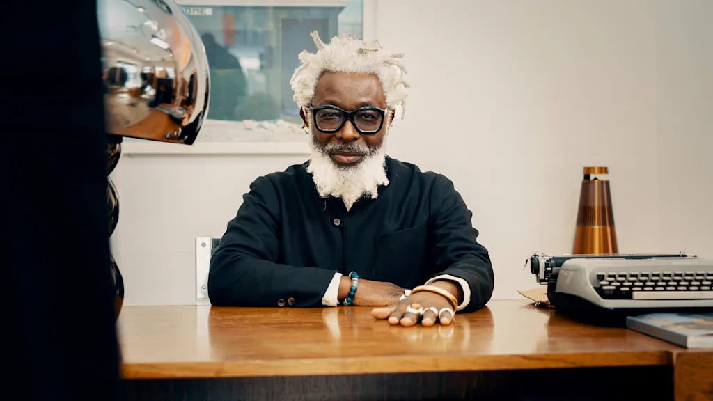 Portrait of fashion designer T-Michael in Bergen.