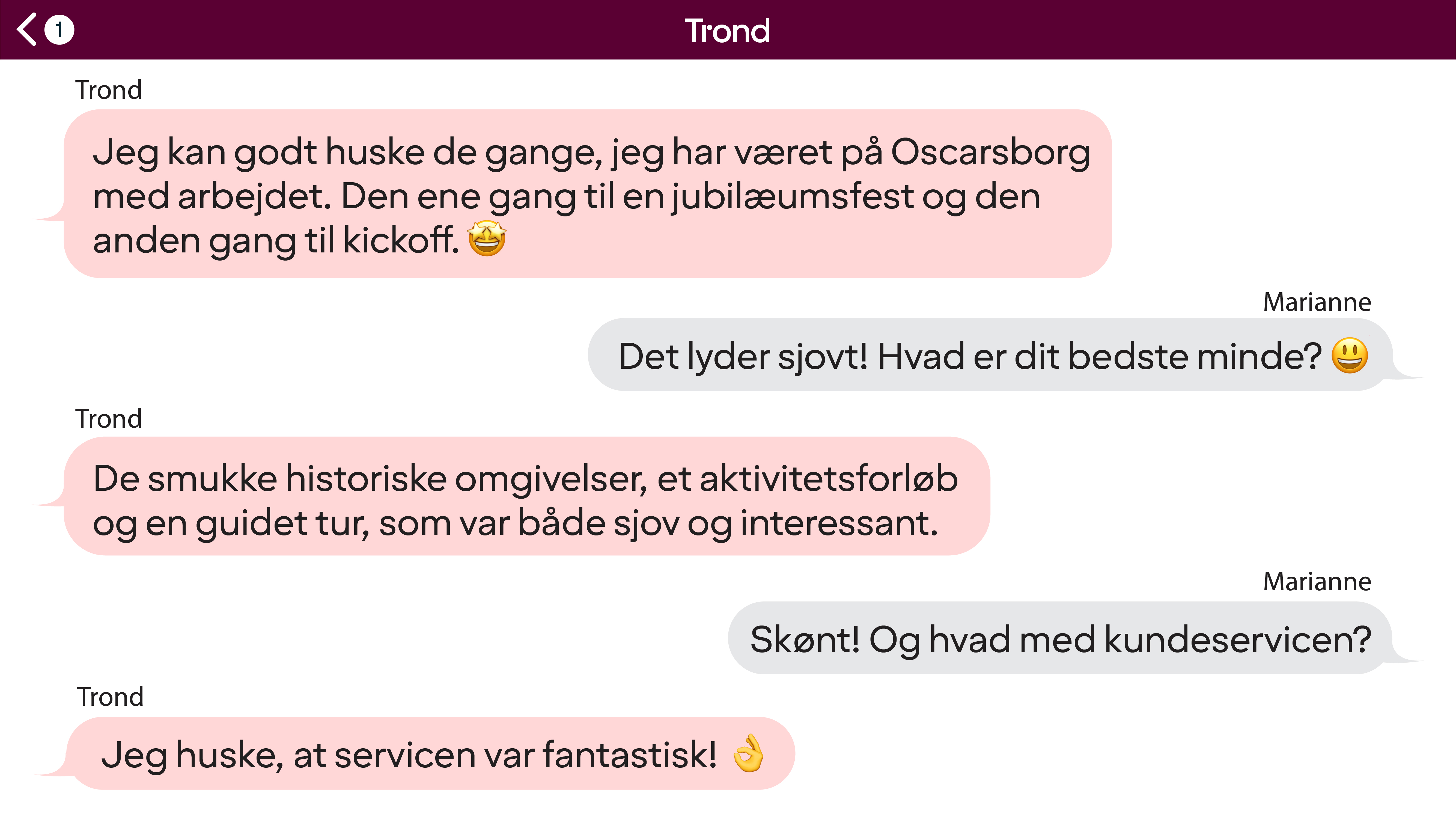 Oscarsborg sms DK