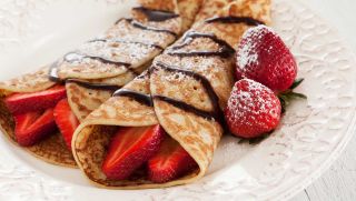 Crepes - jordgubbar