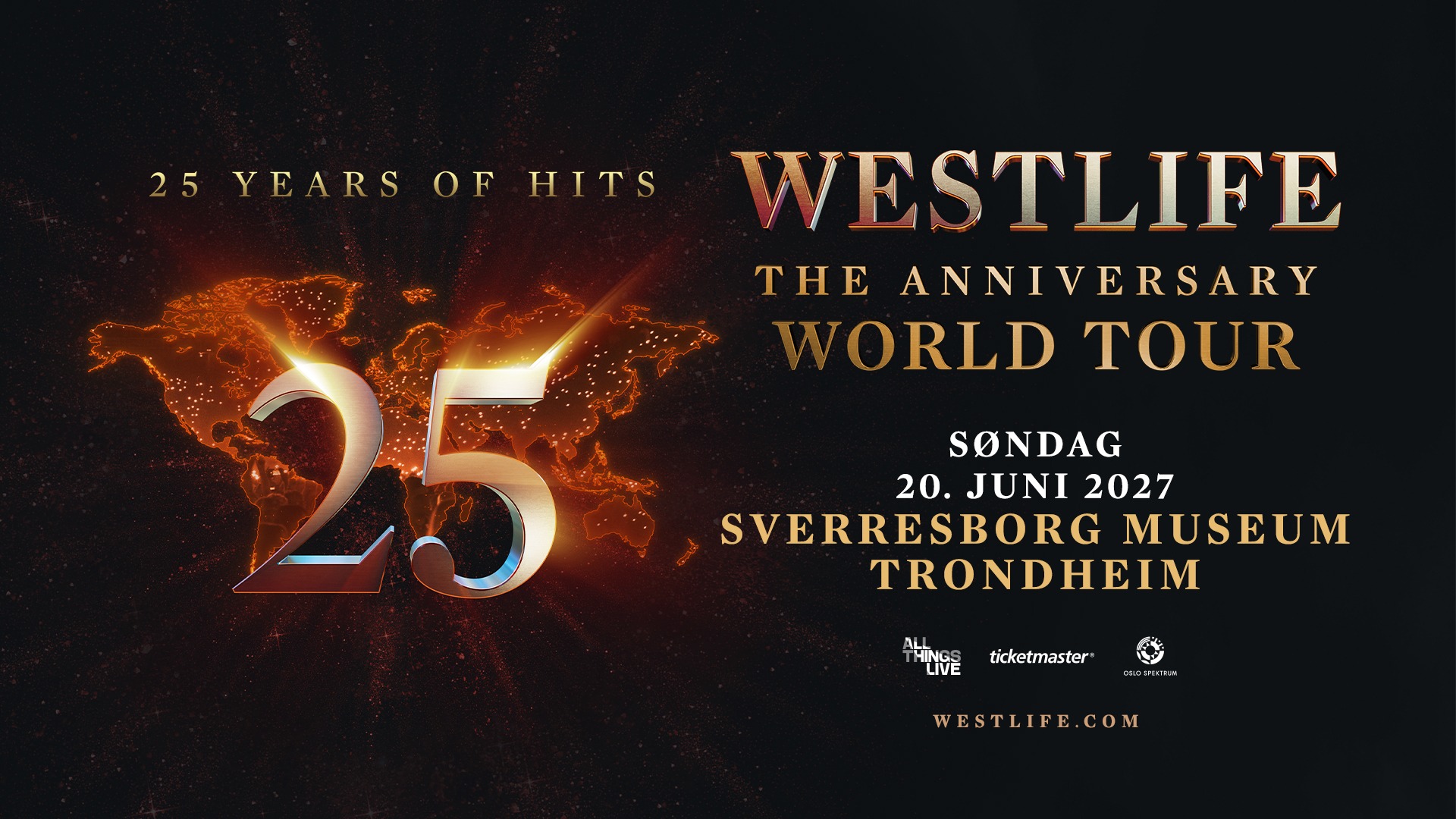 Forsalg til Westlife på Sverresborg Museum
