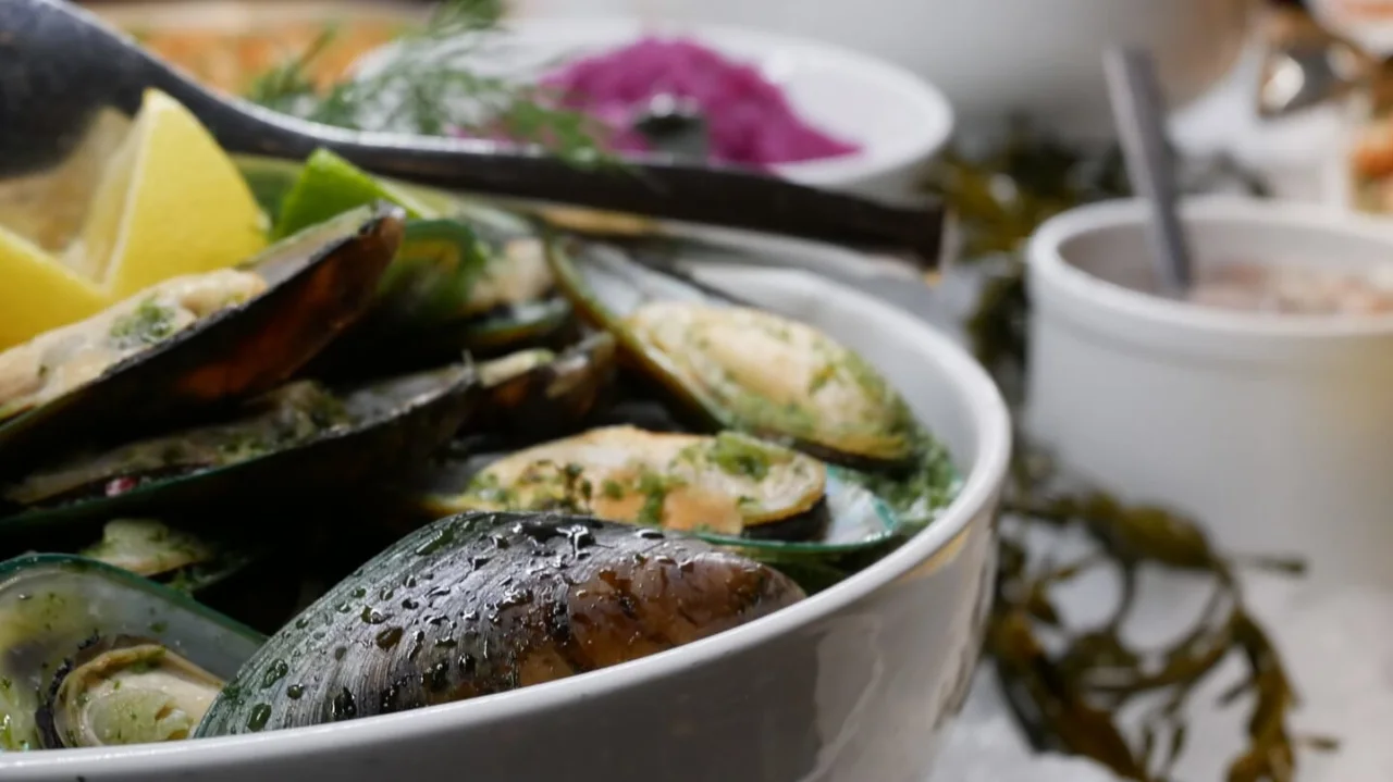 A selection of food at Restaurant Østfoldstuene