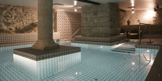 The pool at Clarion Hotel Wisby