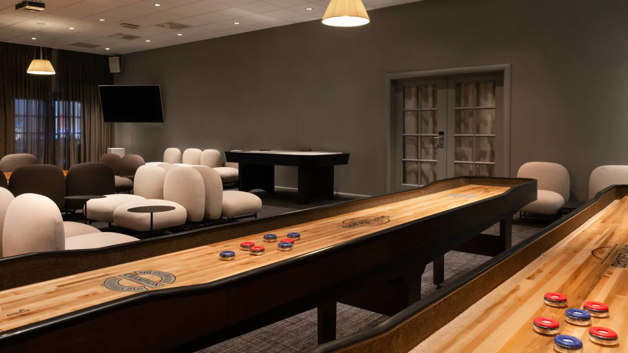 Shuffleboard på Quality Hotel Sarpsborg