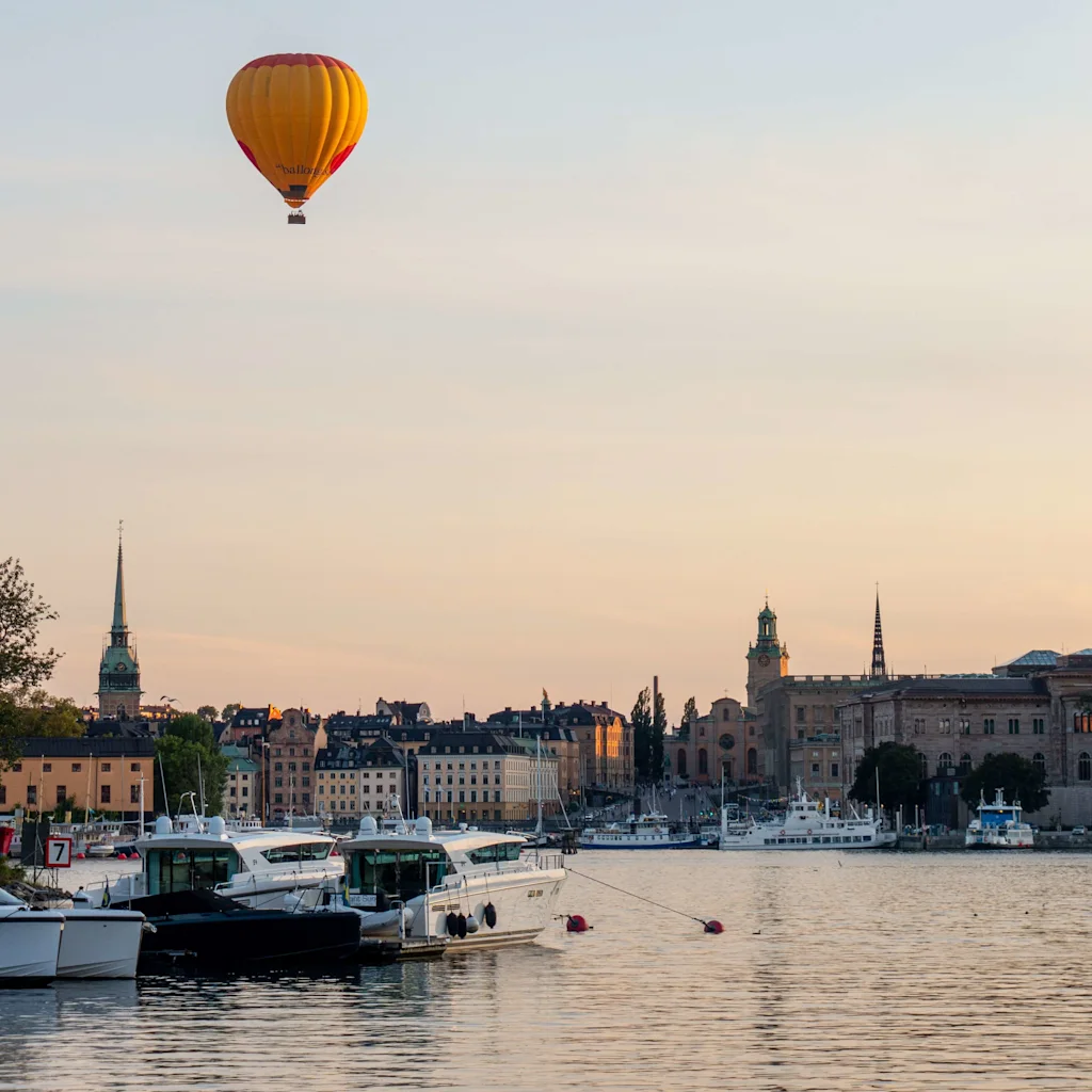 Utsikt över Stockholm.
