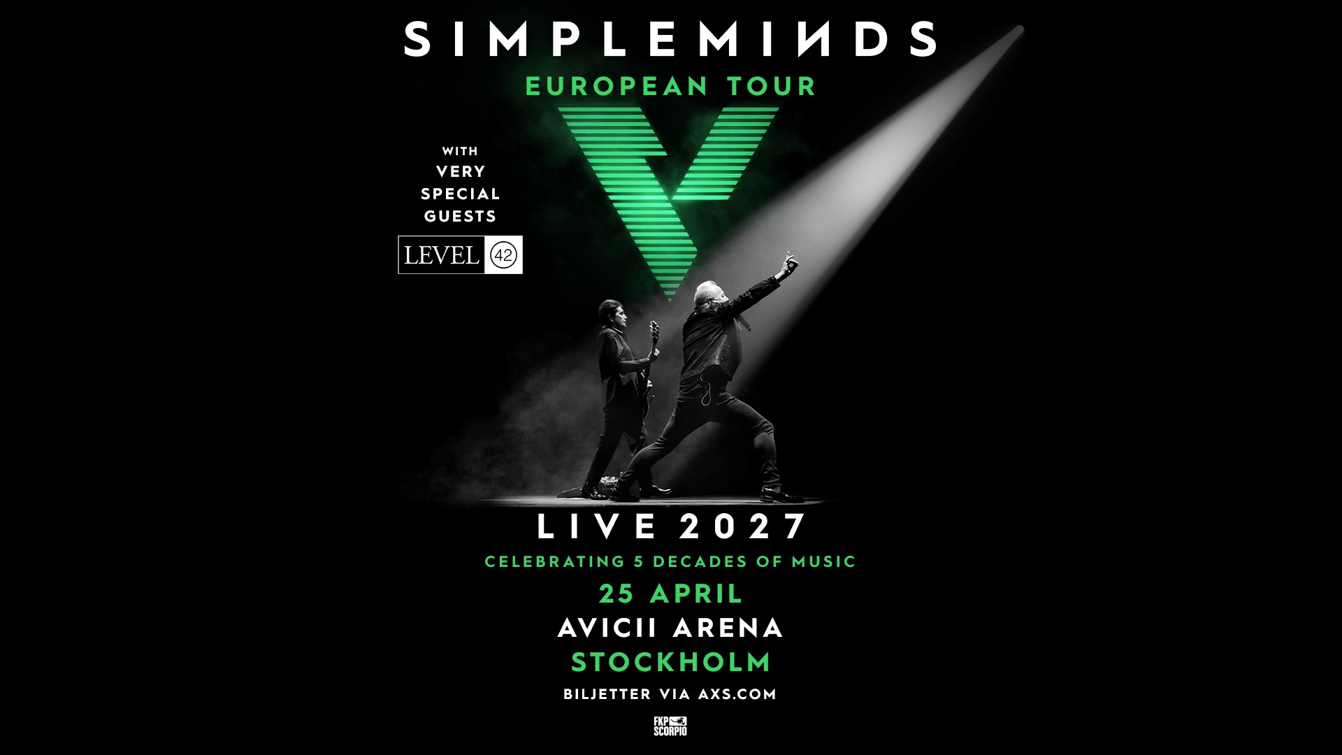 Presale for Simple Minds at Avicii Arena