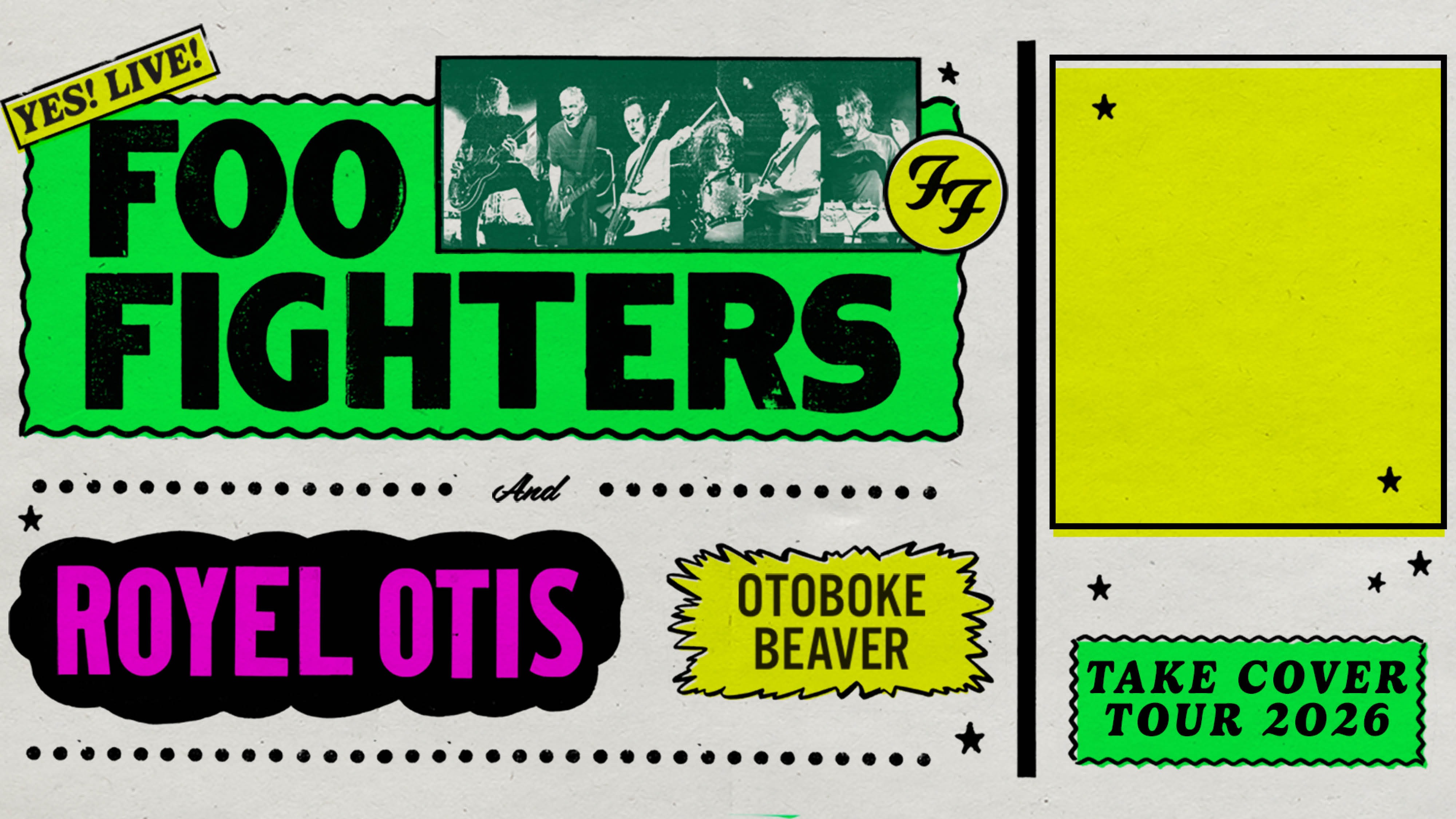 Presale for Foo Fighters in Oslo & Stockholm