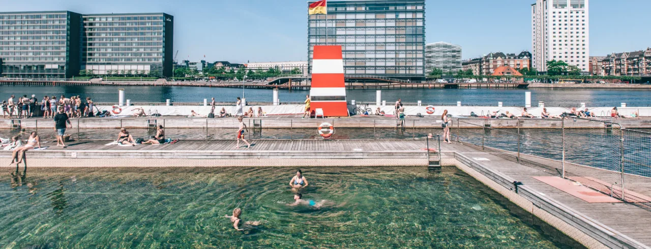 Swimming spot in Copenhagen city.
