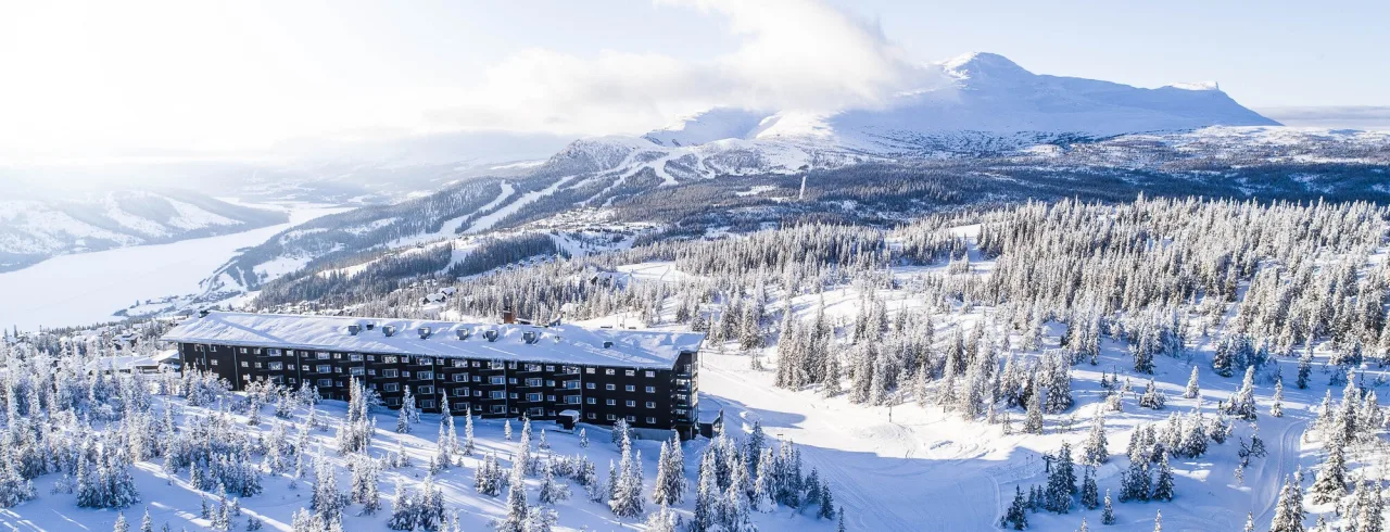 Picture of Åre from above.