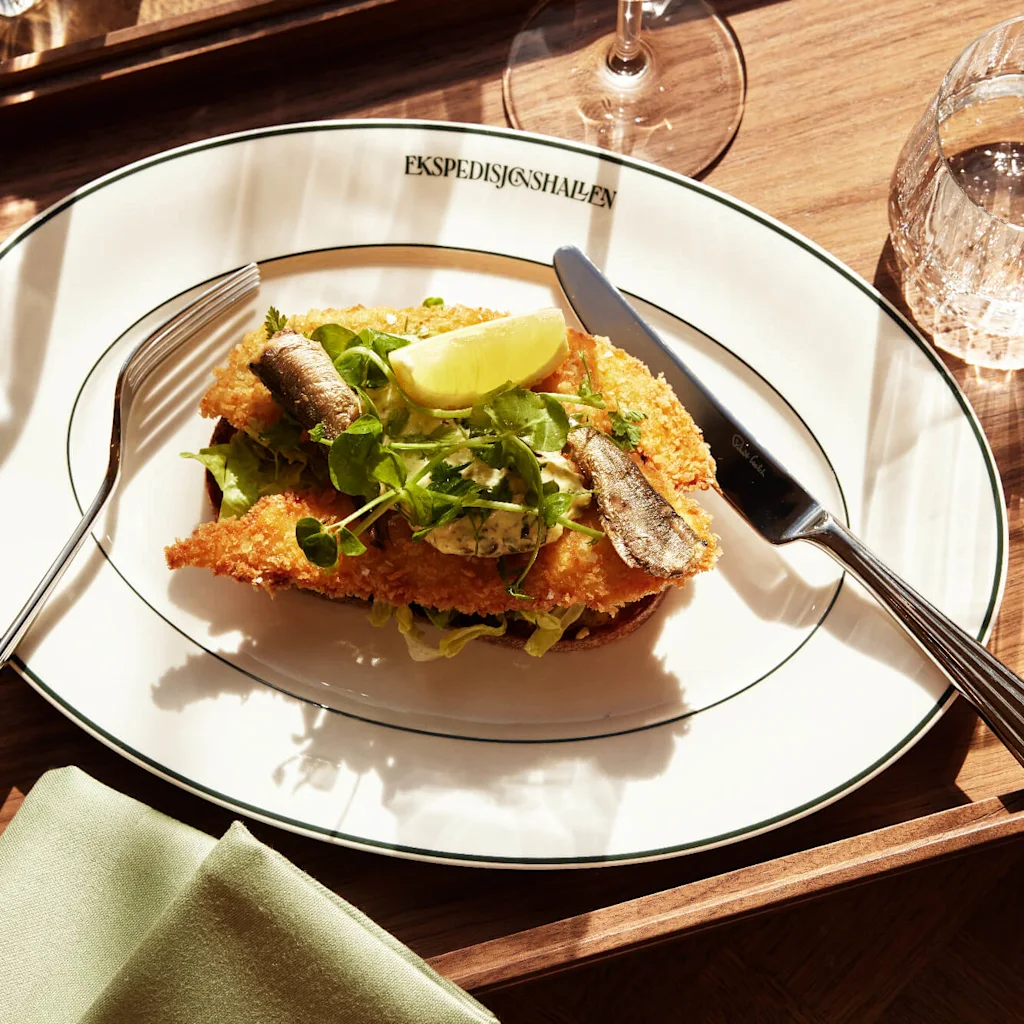 Food at restaurants Ekspedisjonshallen in Oslo.