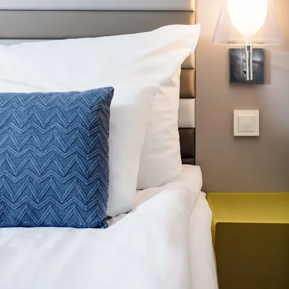 Bedroom details at Quality Hotel™ Entry in Oslo.
