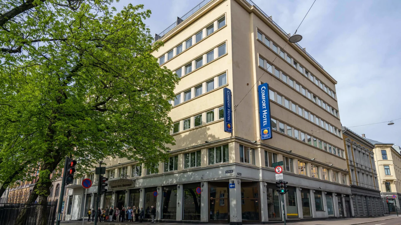 The facade of Comfort Hotel® Børspark.