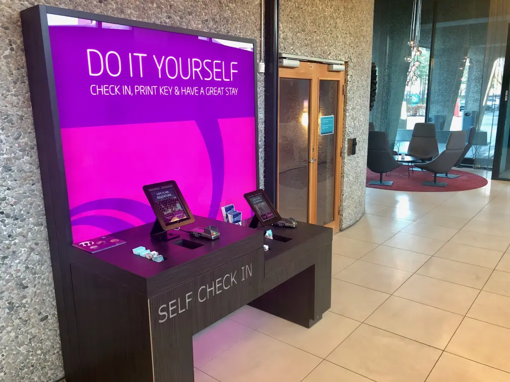 Self Service station at Quality Hotel 33