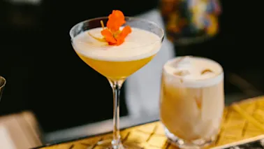 Cocktails at Hub Bar in Oslo.