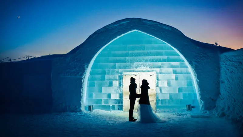 Icehotel i Jukkasjärvi - Fotograf: Asaf Kliger