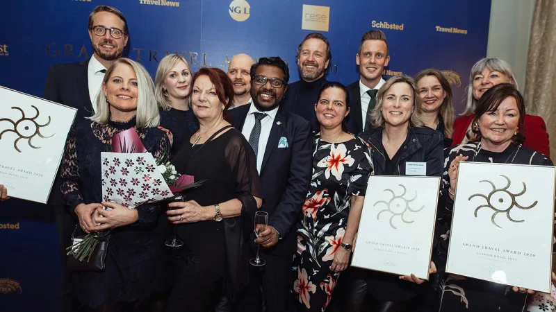 Winners at Grand Travel Award, Sweden