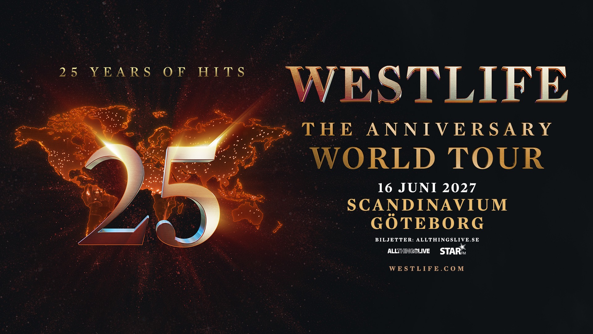 Förköp till Westlife på Scandinavium
