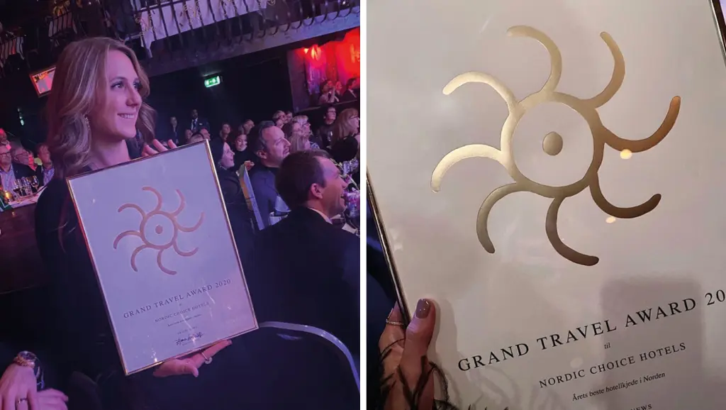 Emilie Stordalen at Grand Travel Awards in Oslo