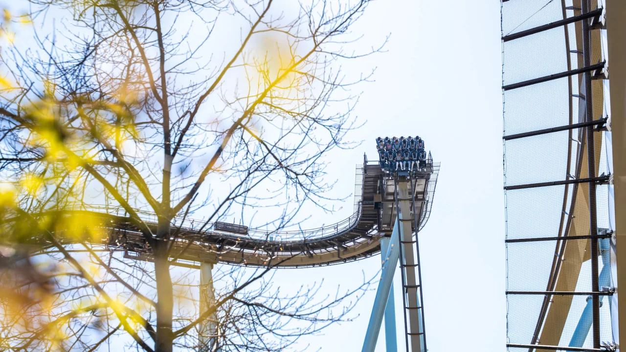 Roller coaster at Liseberg in Gothenburg. 