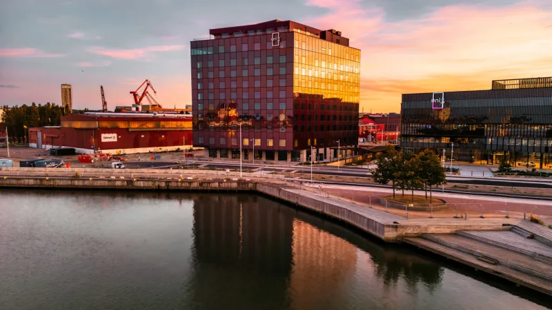 Stay right by the water in Gothenburg