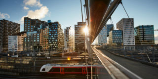 Barcode by the Oslo Fjord