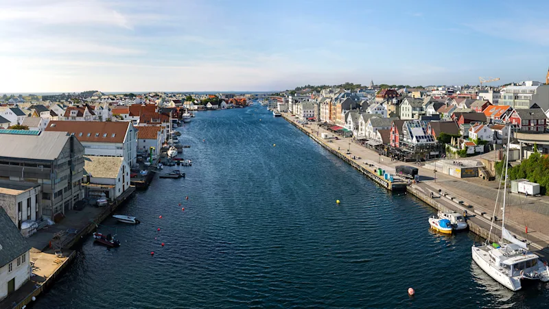 Haugesund water and city
