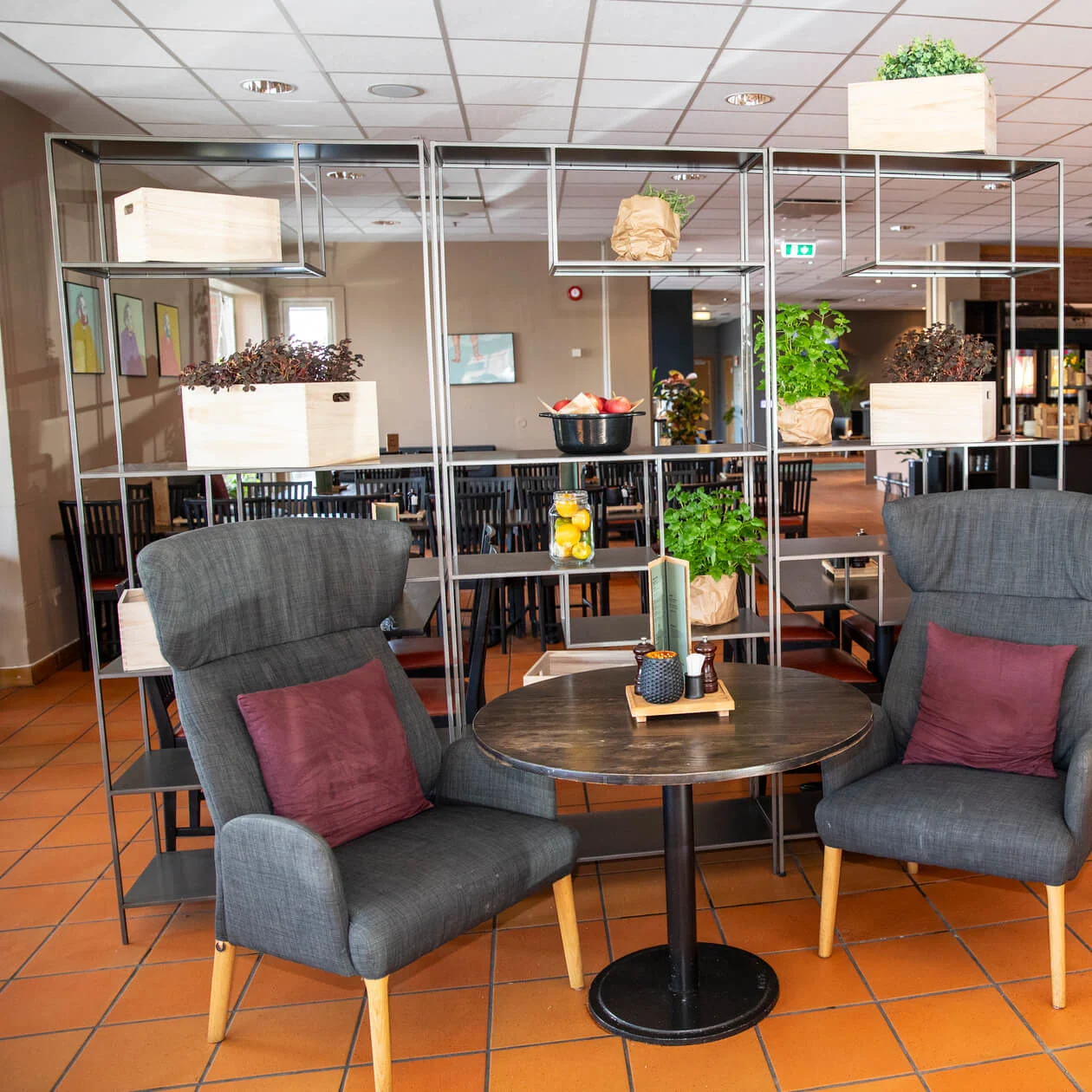 Dining area at Home Hotel Bryggeparken