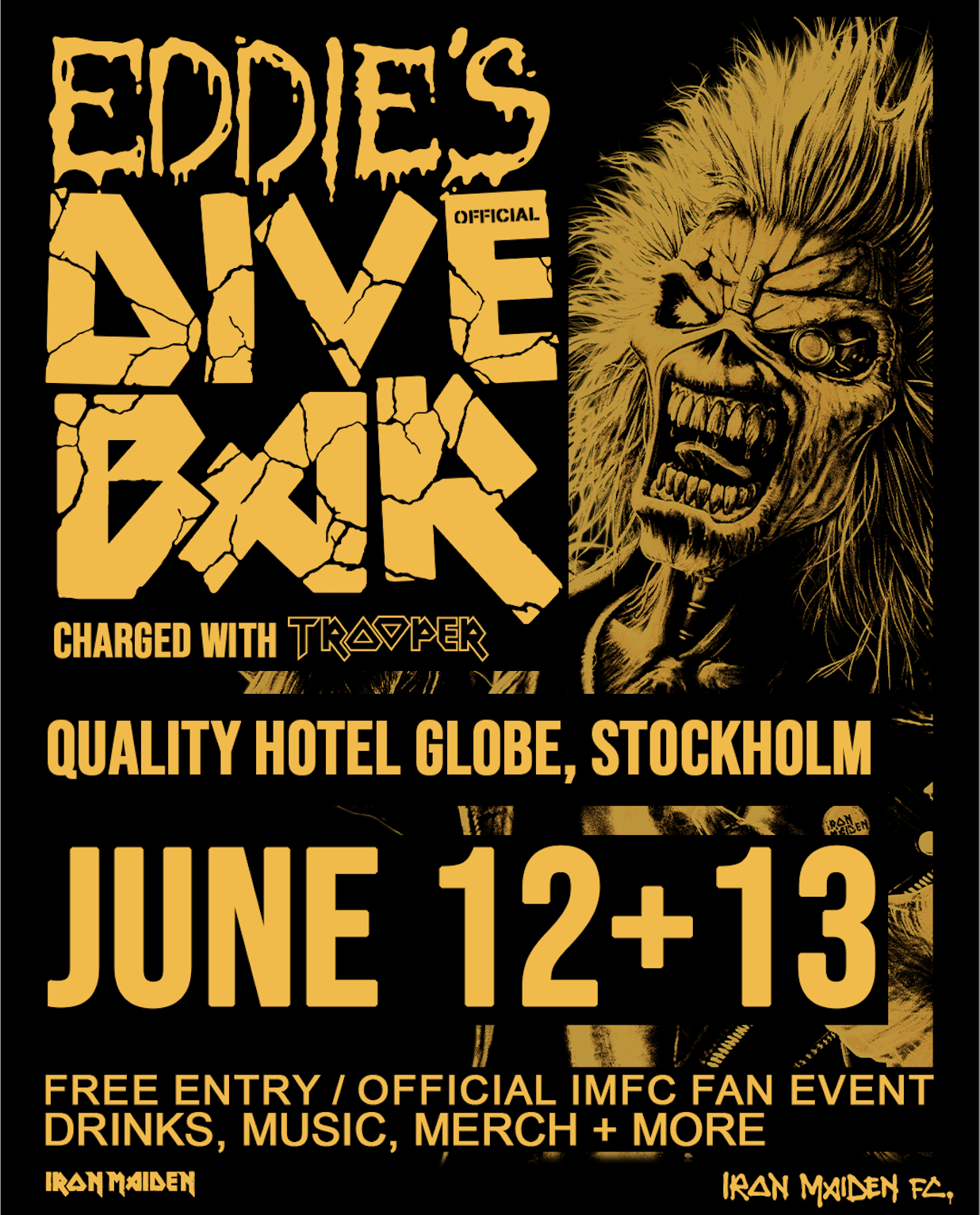 Iron Maiden Stockholm 12+13 june 2025 competition 