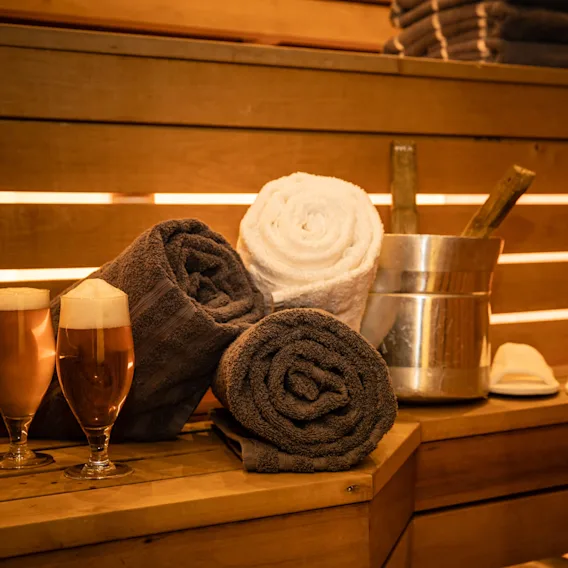 The sauna at Clarion Hotel® Grand in Östersund.