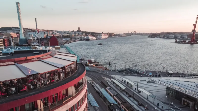 The world's most festive rooftop bar