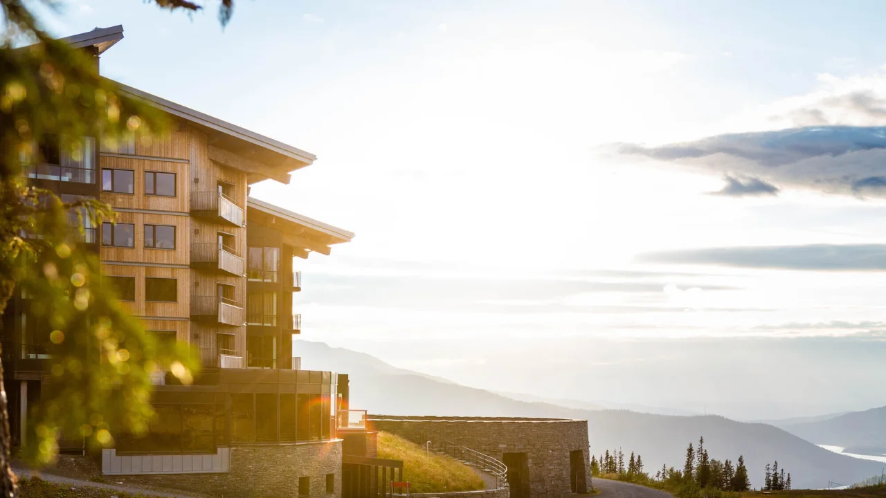 View of Copperhill Mountain Lodge in Åre.