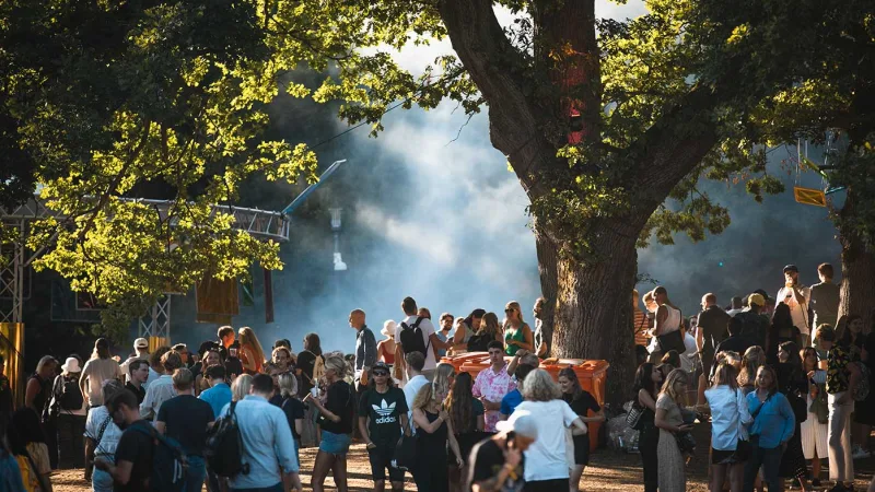 Surroundings at Way Out West festival. Photo: Peter Kvarnstöm/Göteborg&co