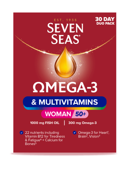 Seven Seas Omega-3 & Multivitamins Woman 50+
