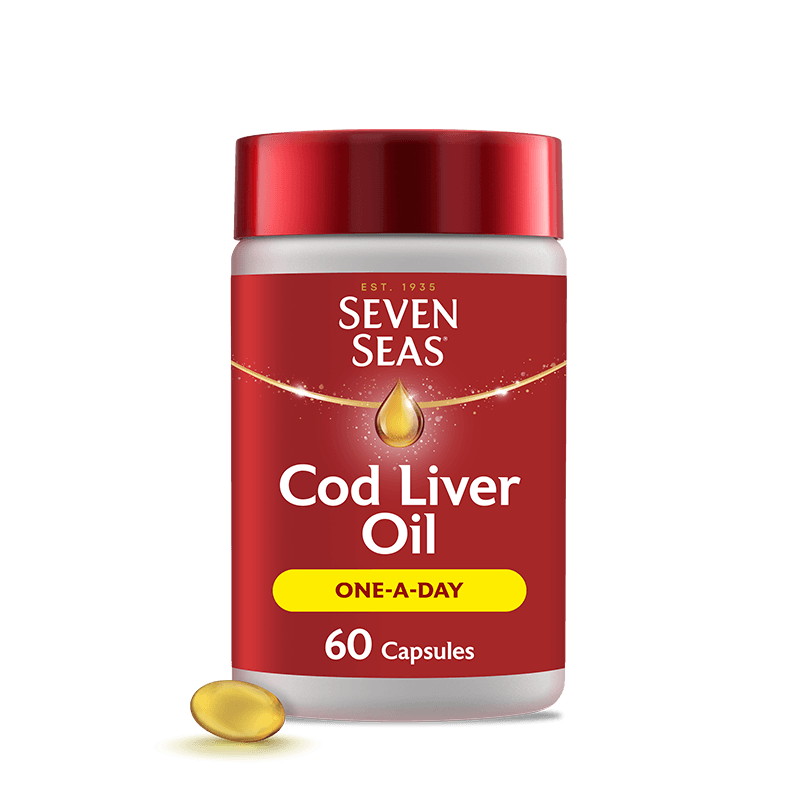 Seven Seas Cod Liver Oil One-A-Day 60 packshot